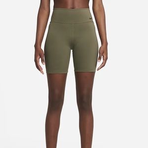 Nike One 7” Short in Olive Green Size Small